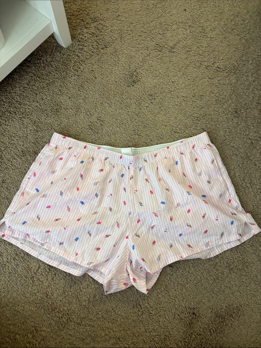 Hollister Pink Striped Printed Sleep Shorts- NWT Size XL- Open to offers!